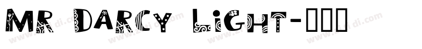Mr Darcy Light字体转换